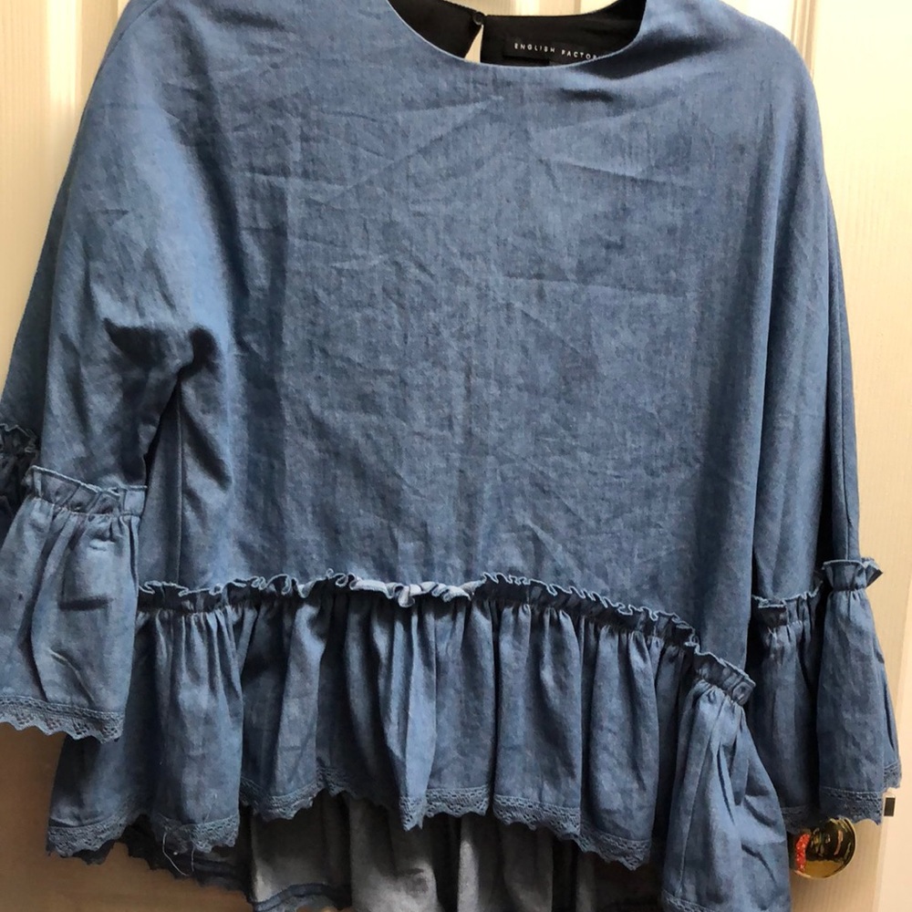 Chambray Denim top